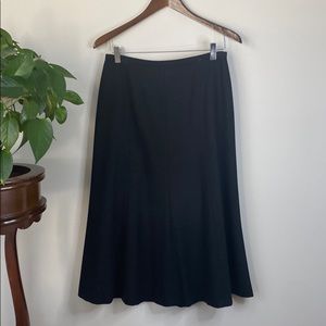 Talbots Black Wool Skirt Size 8